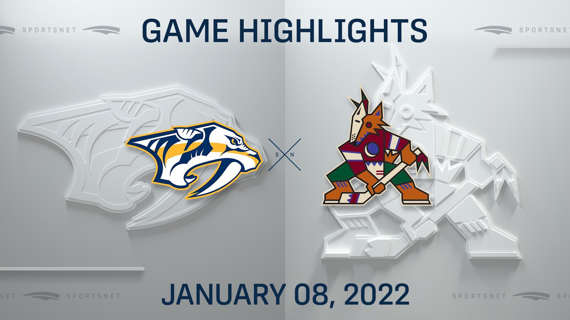 NHL Highlights: Predators 4, Coyotes 2