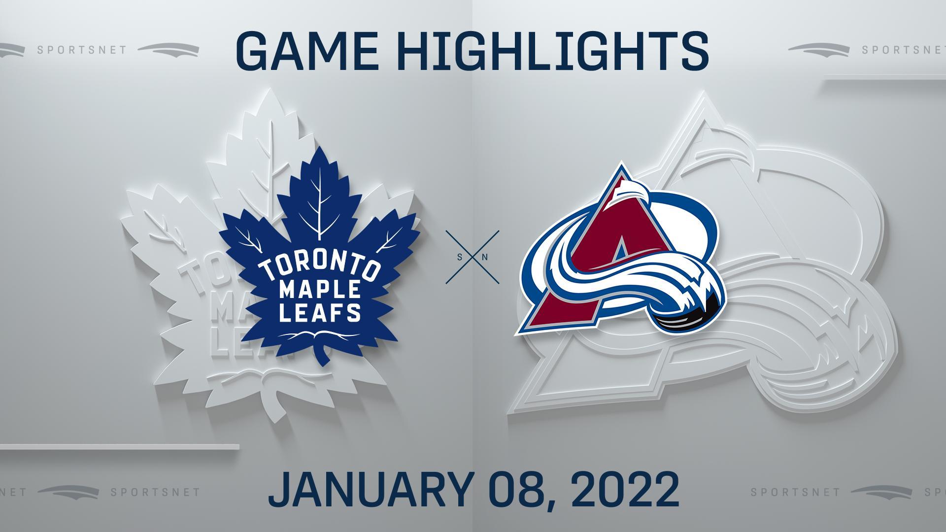 NHL Highlights: Avalanche 5, Maple Leafs 4 (OT)