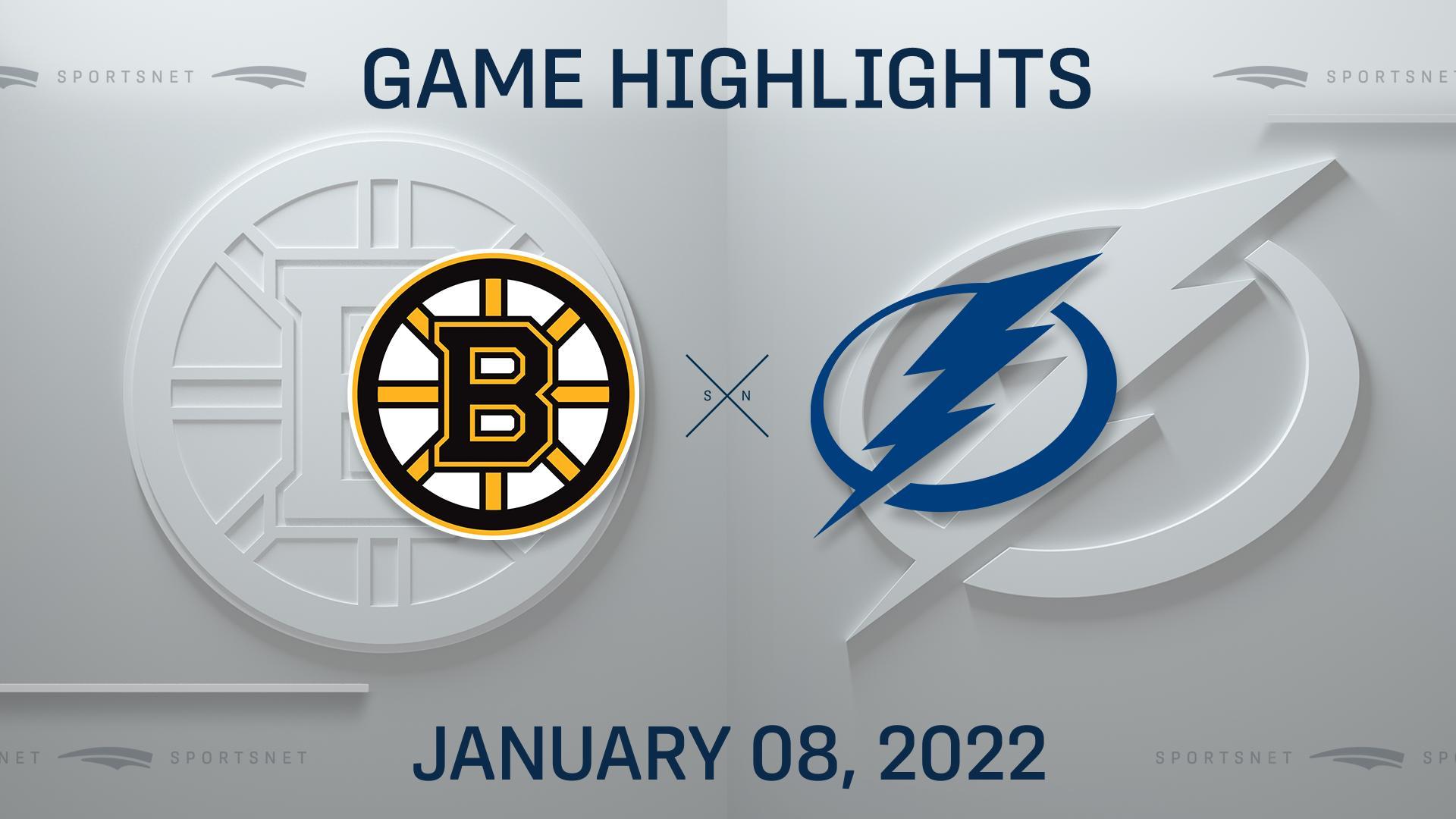 NHL Highlights: Bruins 5, Lightning 2