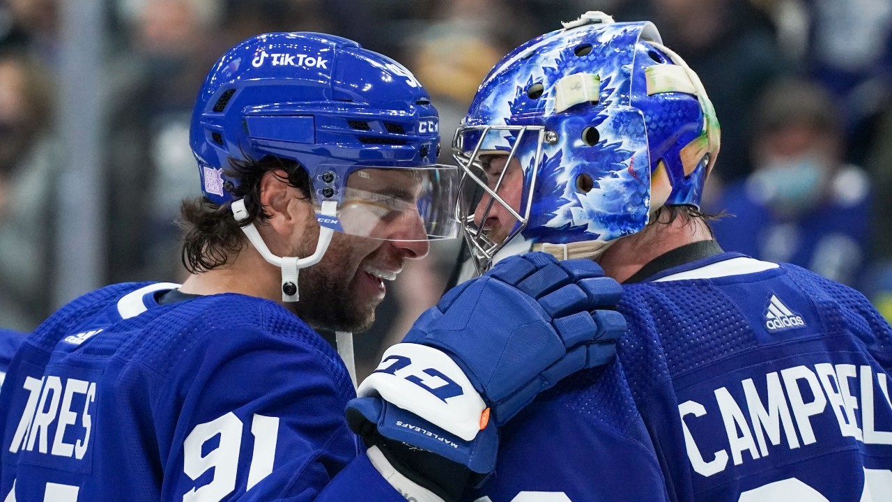 Maple Leafs feel 'very lucky' to have All-Star Campbell as their netminder
