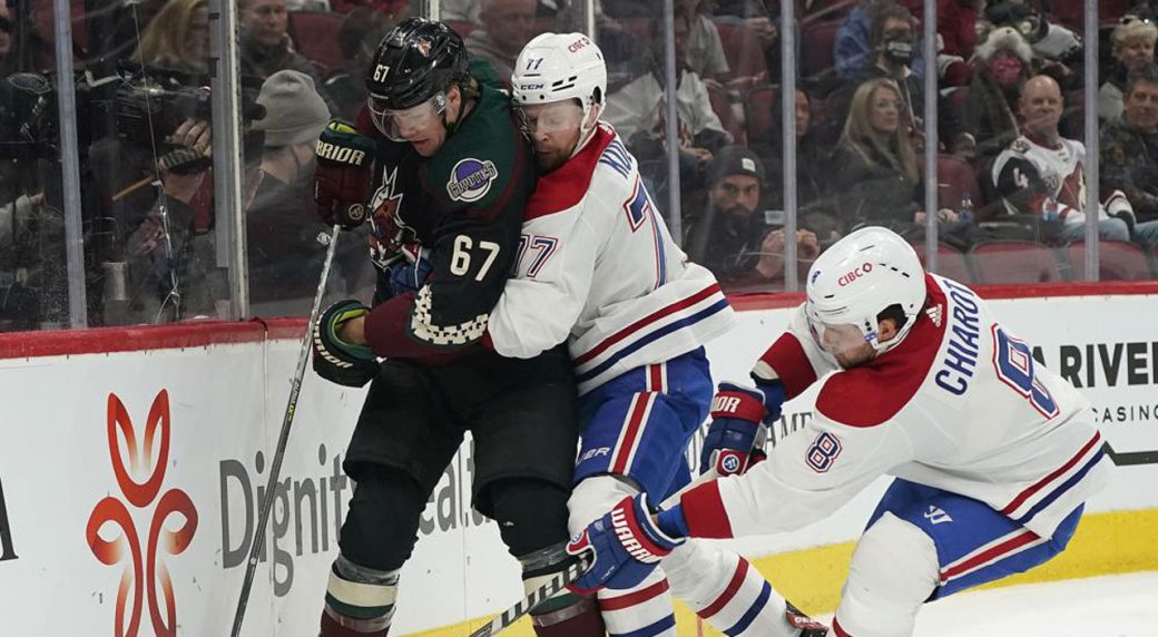 Canadiens' losing streak extends to six games with loss to Coyotes