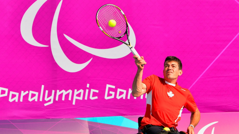 Paralympian Joel Dembe is hoping the renovations at Rogers Centre will improve accessibility. (Canadian Paralympics)