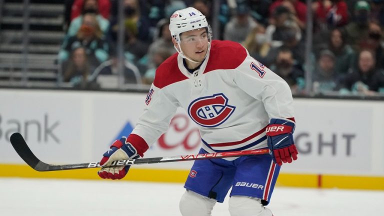 Montreal Canadiens centre Nick Suzuki. (Ted S. Warren/AP)