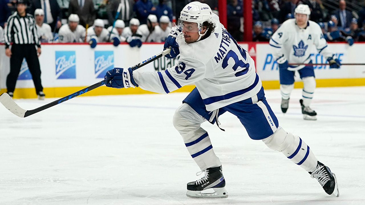 Maple Leafs’ Matthews out with injury Tuesday vs. Flyers thumbnail
