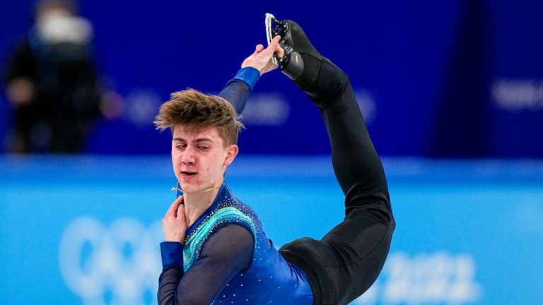Roman Sadovsky is waiting to hear if Canada will receive bronze amidst the Russian skaters sanctioned for doping. (David J. Phillip/AP Photo)
