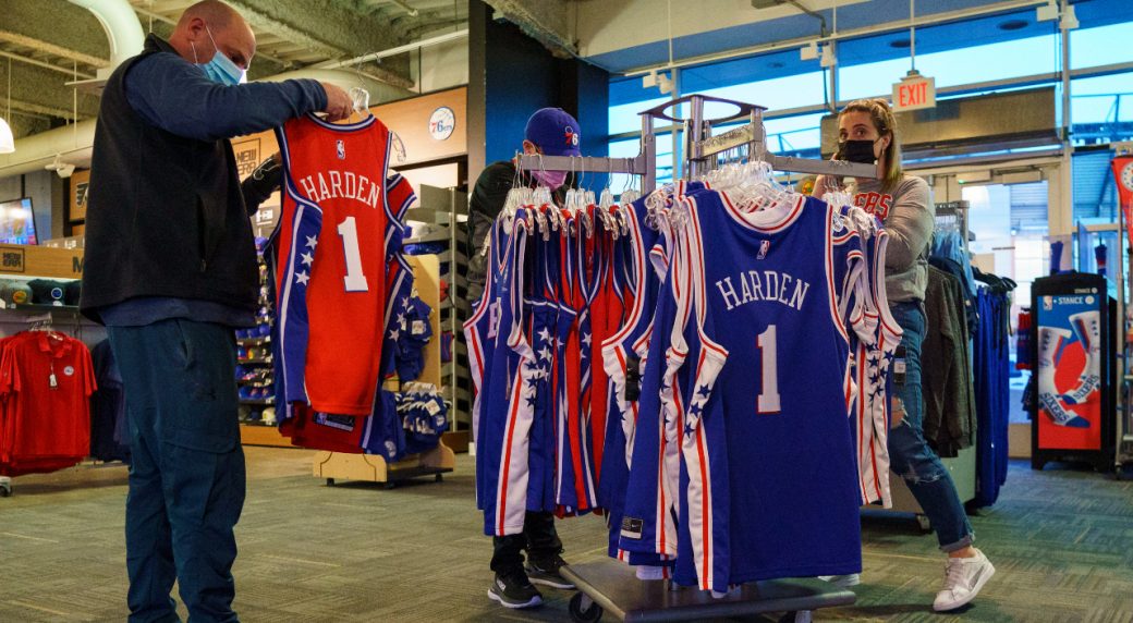 How to buy James Harden's Sixers jersey as he is introduced with