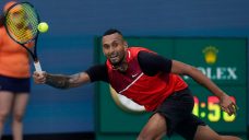 Kyrgios docked point, then game, and falls at Miami Open