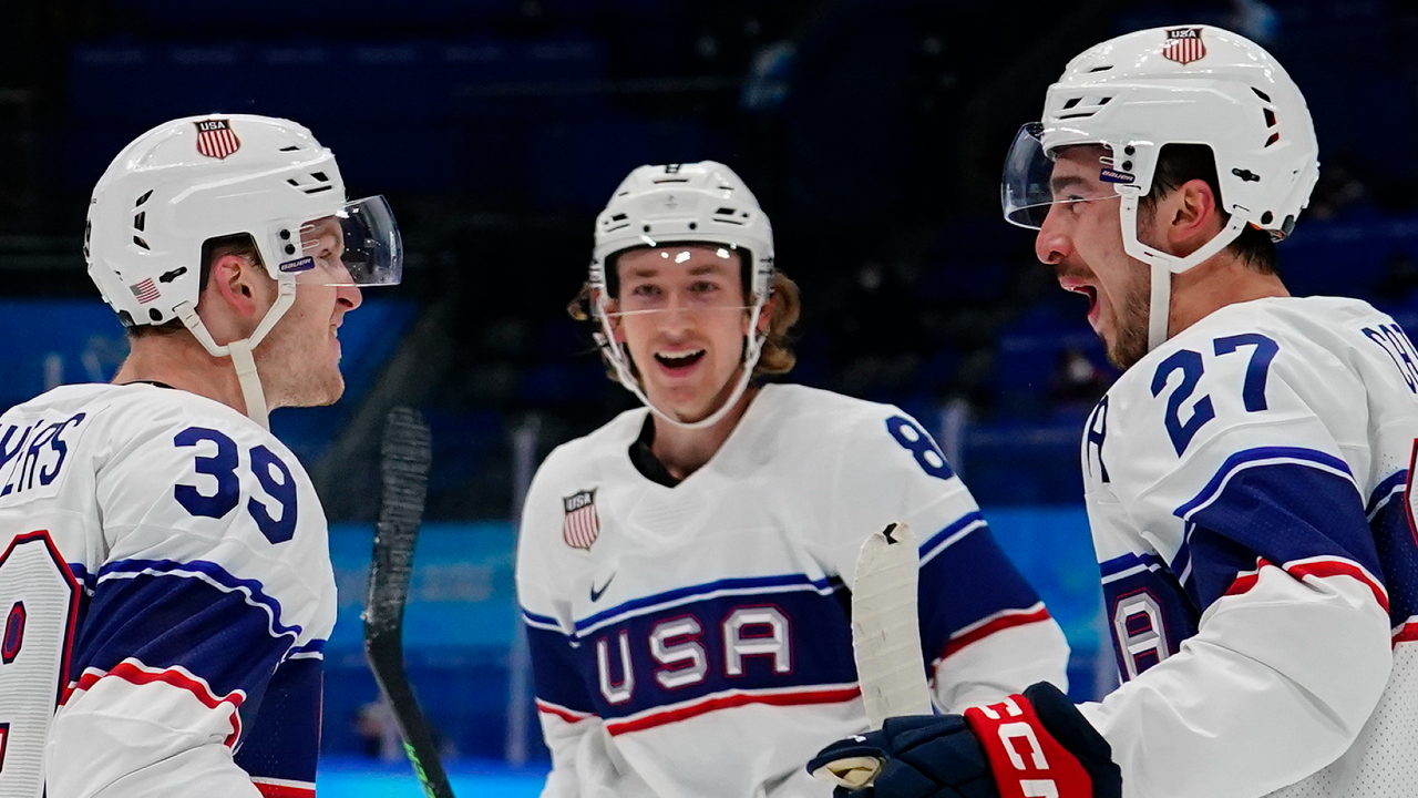 Jake Sanderson making history on the U.S. men's hockey team