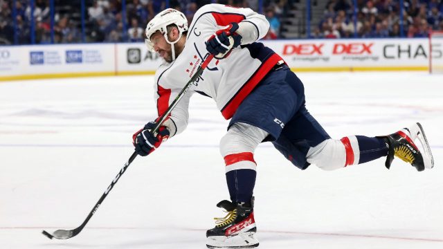 Ovechkin trademarks 'THE GR8 CHASE' amid pursuit of goals record