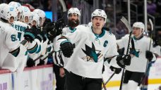 Sharks’ Logan Couture leaves game vs. Oilers due to upper-body injury