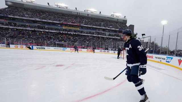 Auston Matthews facing suspension after cross check to the head of Rasmus  Dahlin. - HockeyFeed