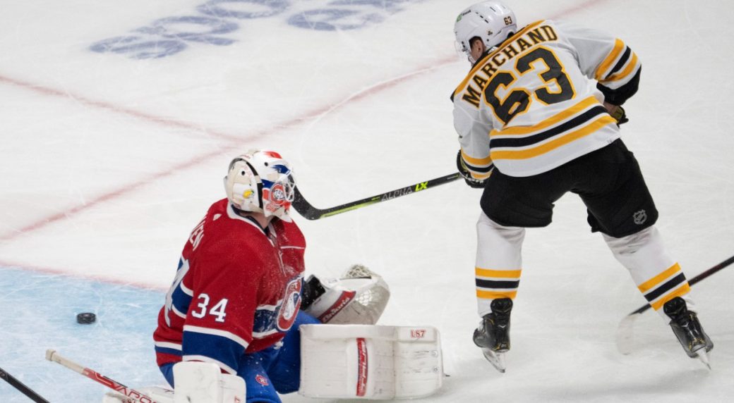 Marchand scoort het wedstrijdwinnende doelpunt, de Bruins scoren de Canadezen in overwerk