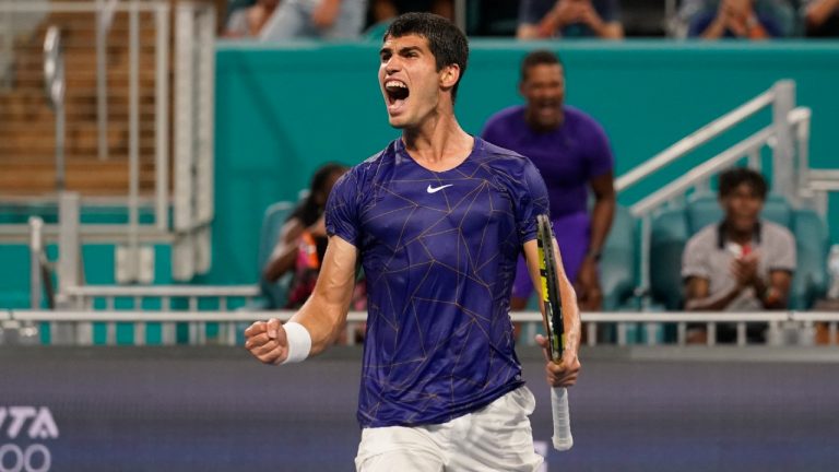 Carlos Alcaraz. (Marta Lavandier/AP)