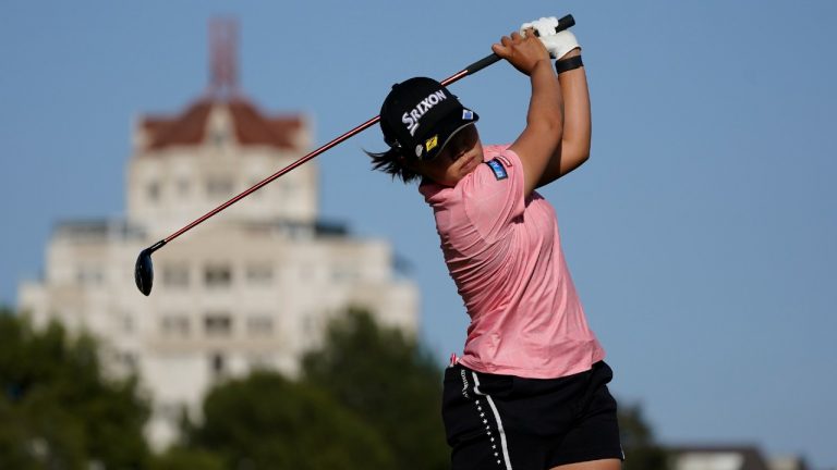 Nasa Hataoka won the LPGA's DIO Implant LA Open at Wilshire Country Club in Los Angeles. (Ashley Landis/AP)