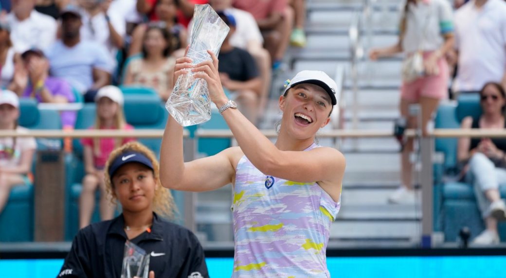 WTA live rankings after the Sunshine Double; Iga's lead is now