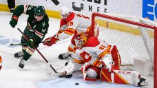 Kaprizov scores in OT, Wild beat Flames to vault into second in Central