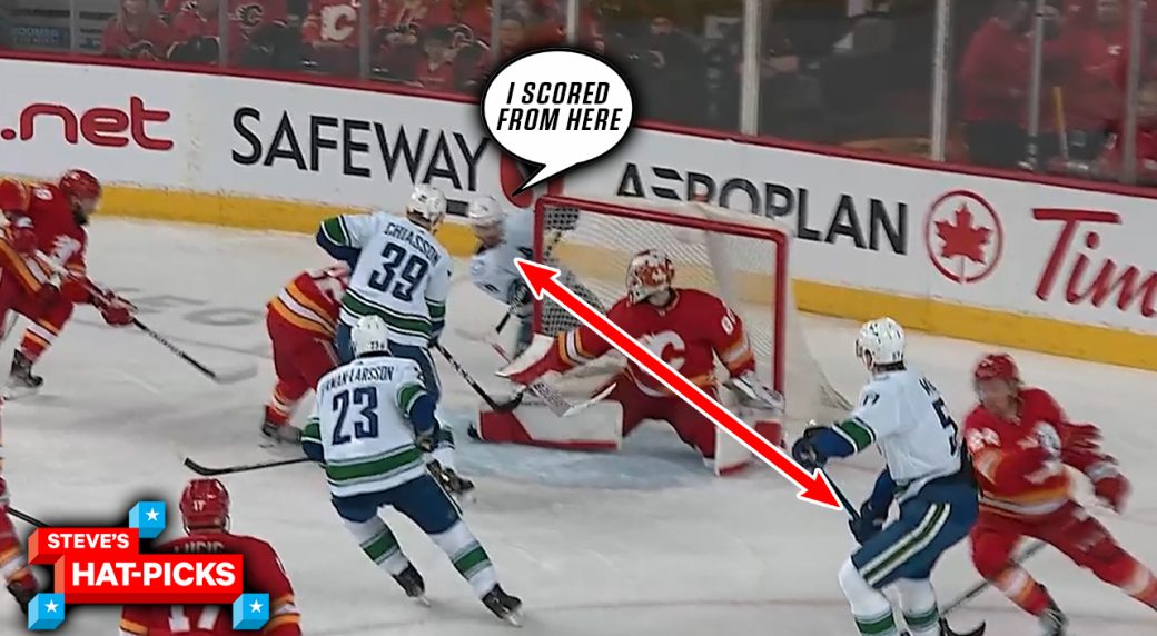 NHL Plays Of The Week Did They Plan That MidAir Goal!? Steve's HatPicks