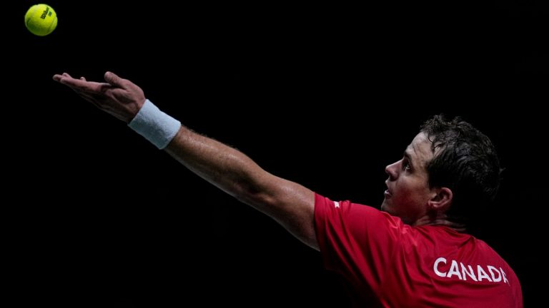 Vasek Pospisil and the Canadian team will be facing a stiff test during this fall's Davis Cup. (Bernat Armangue/AP)