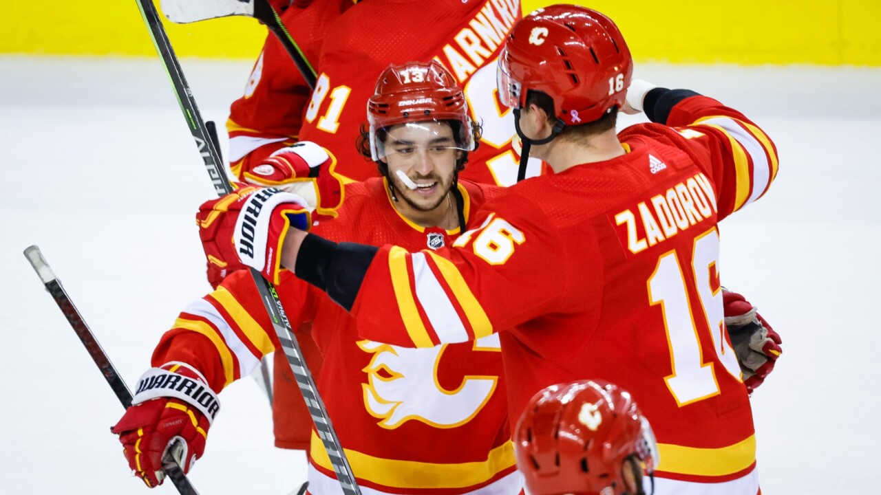 Gaudreau gets justice on Oettinger with OT winner to set up Battle of Alberta