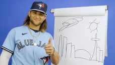 We challenged the Blue Jays to draw the Toronto skyline in 60 seconds