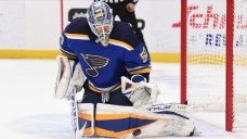 Report: Blues fear they could lose Binnington for weeks after Kadri collision