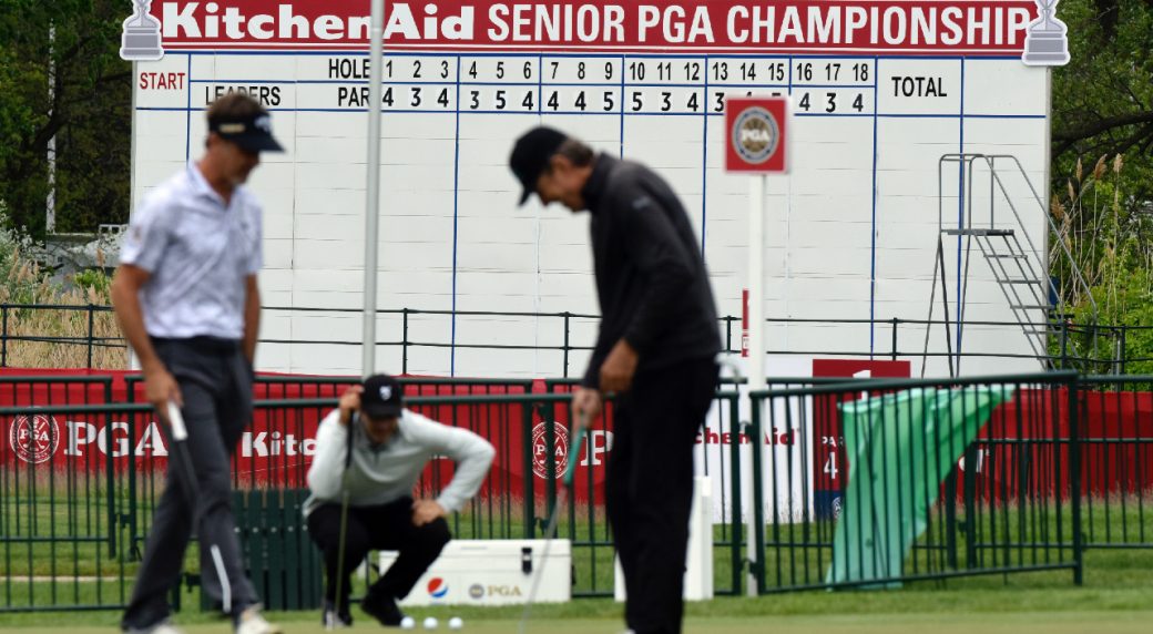 DiMarco, four others lead Senior PGA Championship