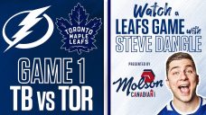 Watch Maple Leafs vs. Lightning, Game 1 with Steve Dangle