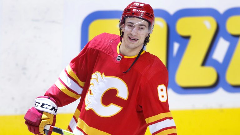 Calgary Flames player Andrew Mangiapane. (Larry MacDougal/CP)