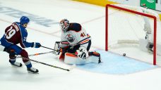 Oilers’ Mike Smith pulled after allowing six goals to Avalanche in Game 1