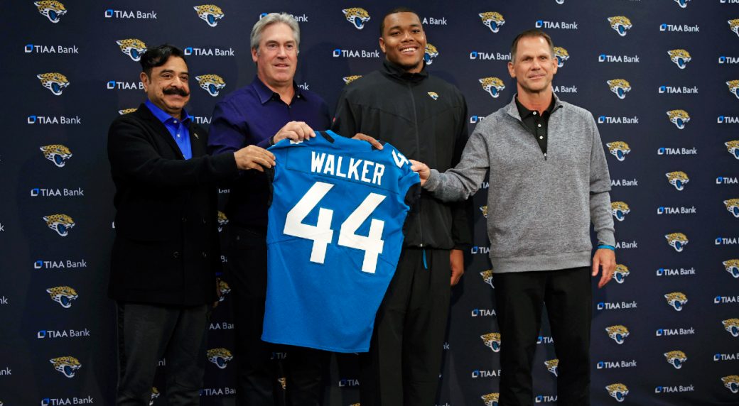 Top pick Travon Walker signing 37.4M contract with Jaguars