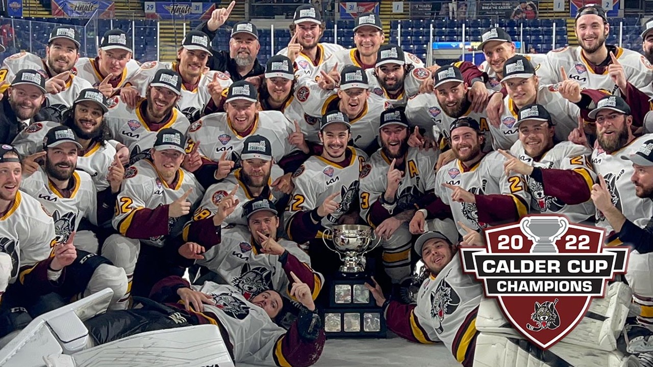 Chicago Wolves defeat Springfield Thunderbirds to win 2022 Calder Cup
