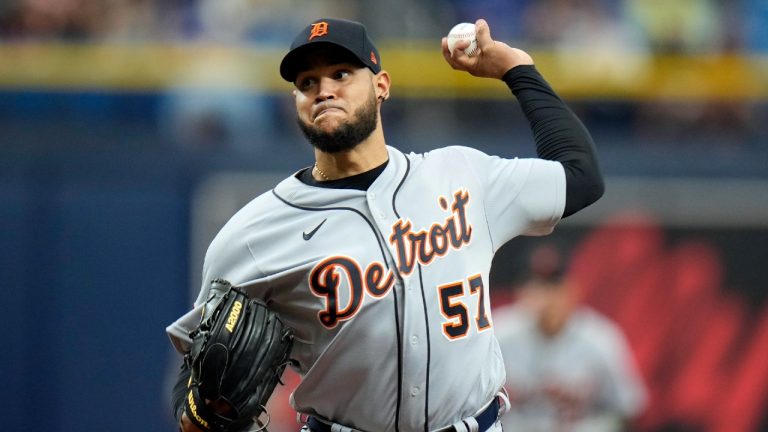 Detroit Tigers starting pitcher Eduardo Rodriguez. (Chris O'Meara/AP)