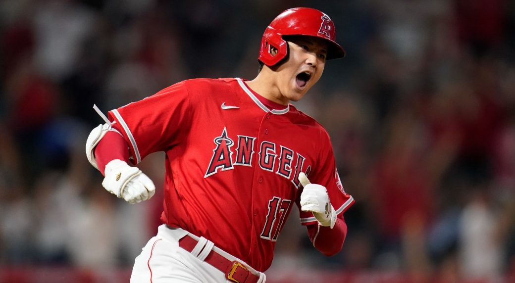 Shohei Ohtani hits his first Major League home run for the Angels 