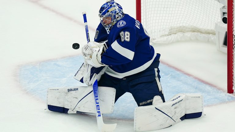 Tampa Bay Lightning goaltender Andrei Vasilevskiy. (John Bazemore/AP)