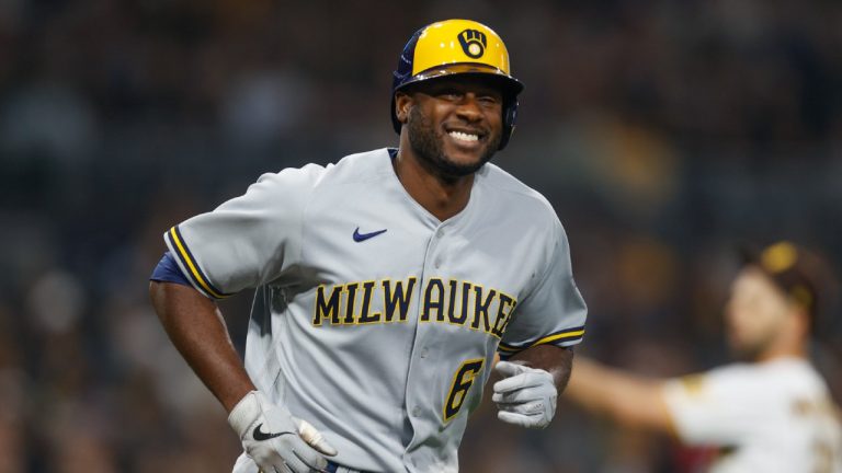 Lorenzo Cain's time in Milwaukee appears to be at an end as the Brewers have designated the former all-star for assignment. (Mike McGinnis/AP)