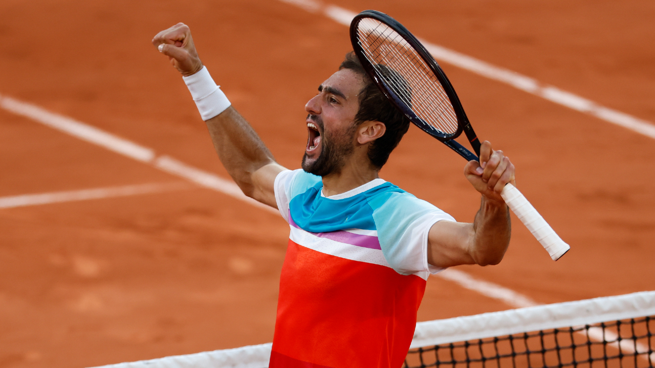 Cilics 33 aces put him in first French Open semi at age 33