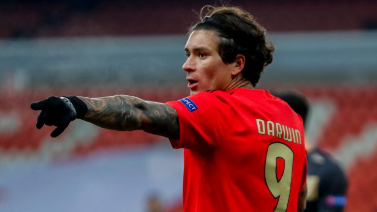 Benfica's Darwin Nunez  is headed to Liverpool. (Francisco Seco/AP)