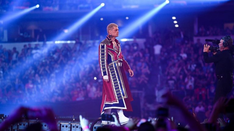 Cody Rhodes enters the ring. (WWE Photo)