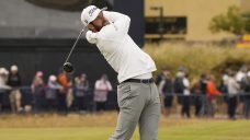 Cam Young takes two-shot lead in slow-moving first round at Open Championship