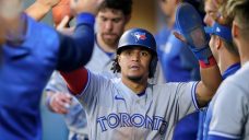 Blue Jays’ Espinal leaves game vs. Phillies with left-side discomfort