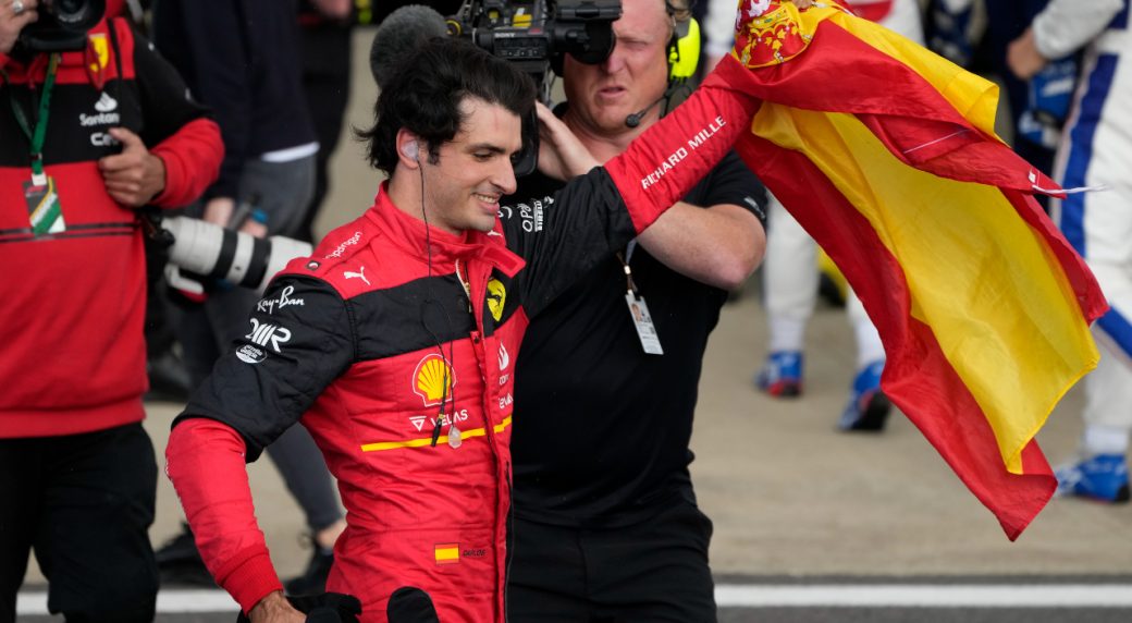 Ferrari’s Carlos Sainz wins 1st career F1 race with British GP victory