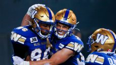 Unbeaten Blue Bombers survive scare to beat Stampeders