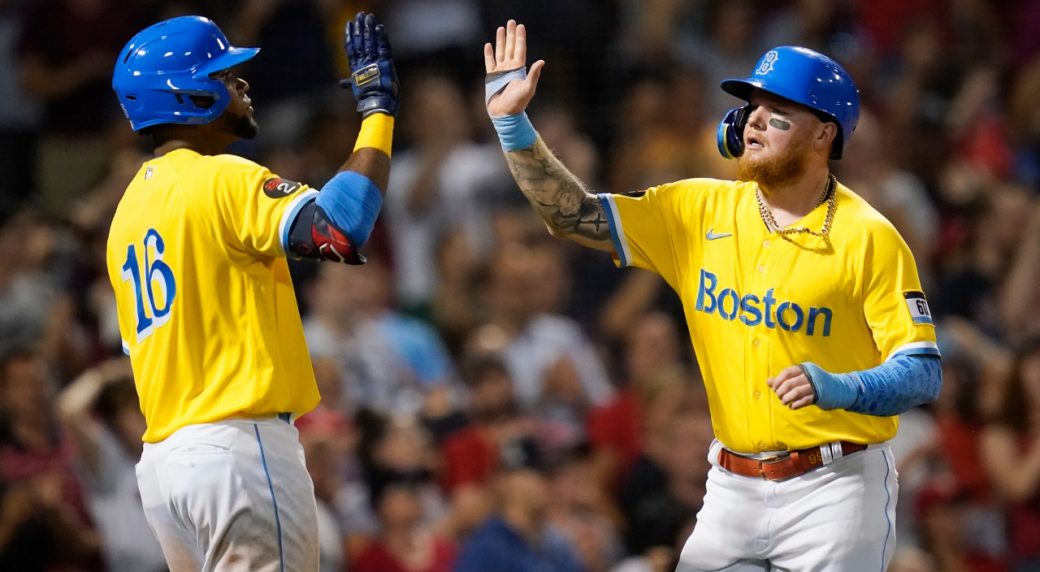 The Red Sox, in yellow and blue? New uniforms highlight 'Boston