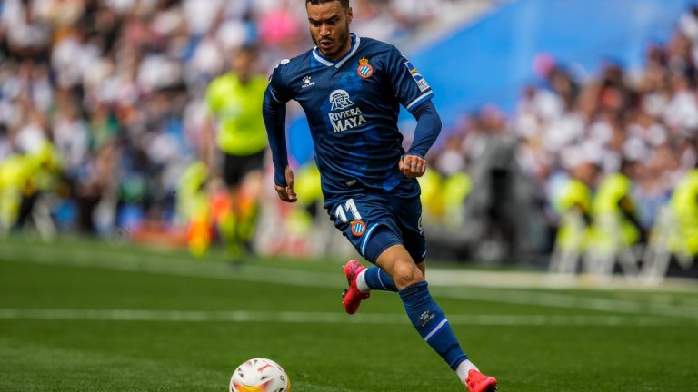 Espanyol's Raul de Tomas. (Bernat Armangue/AP)