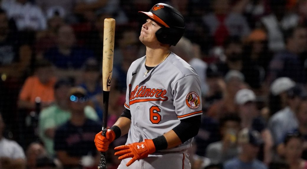 Orioles 1B Ryan Mountcastle out of lineup due to sore hand