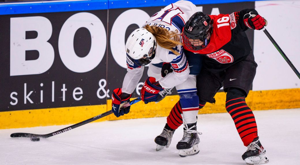 U.S. opens women’s world hockey championship with a rout of Japan