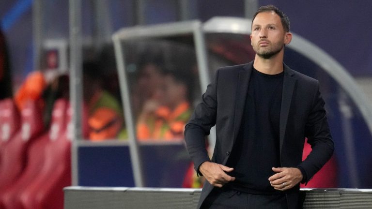 Leipzig has fired coach Domenico Tedesco. (Michael Sohn/AP)