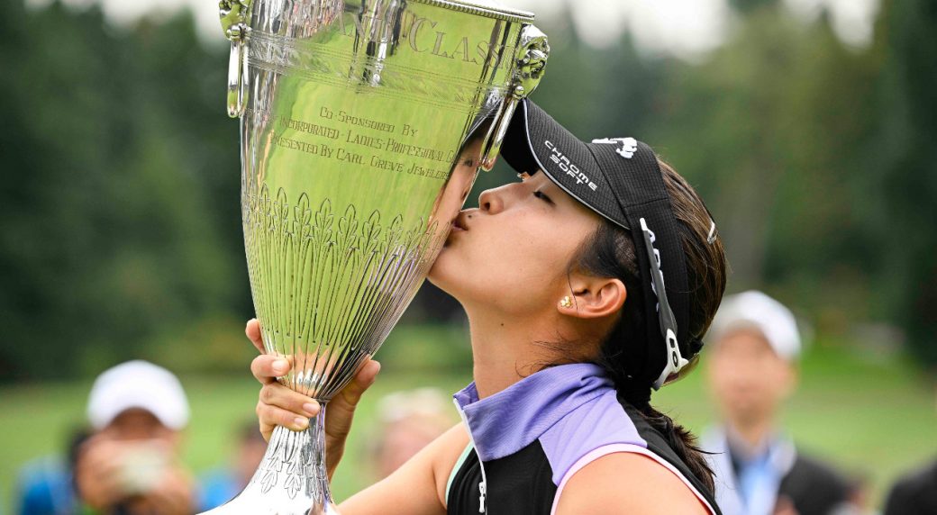 Andrea Lee rises again and wins Portland for first LPGA title