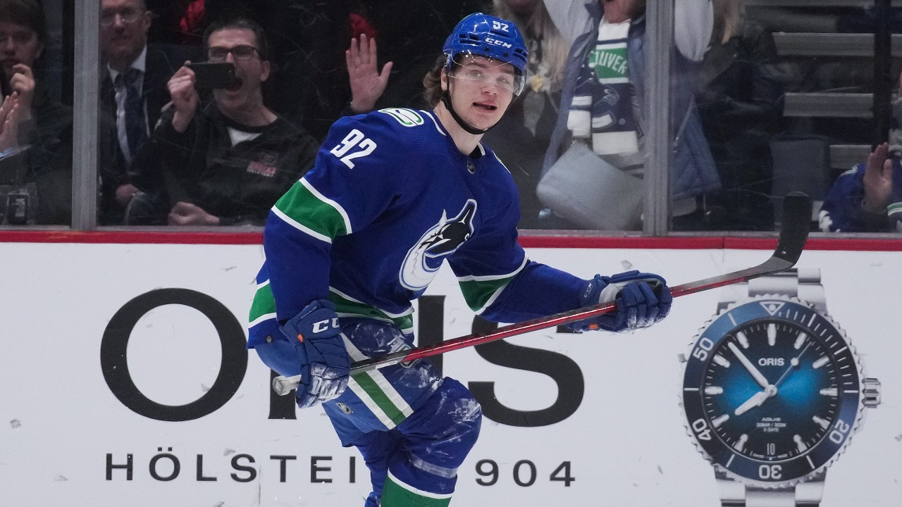Canucks' Podkolzin proving he's capable of playing greater role in second season