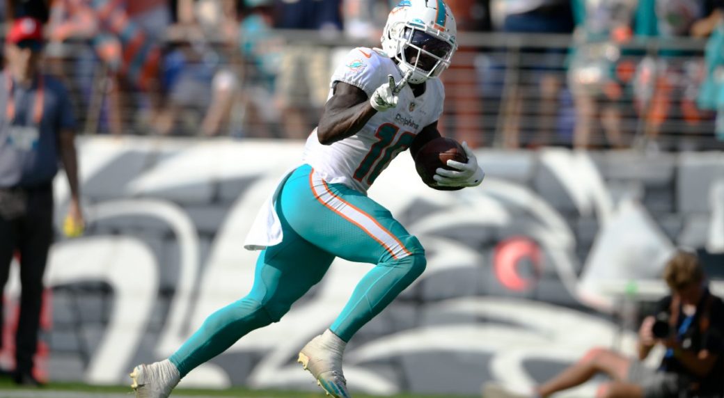 Miami Dolphins WR Tyreek Hill Aims to Break 2,000-Yard Mark This Season ...